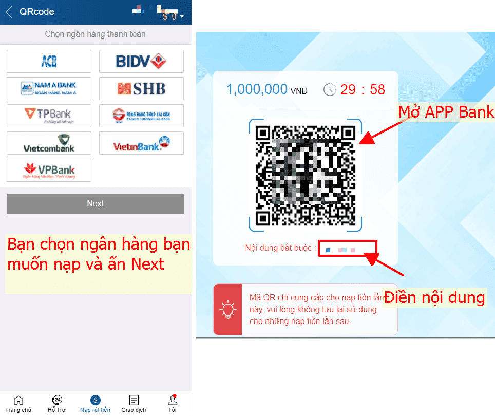 cach nap tien kubet qua qr code 2